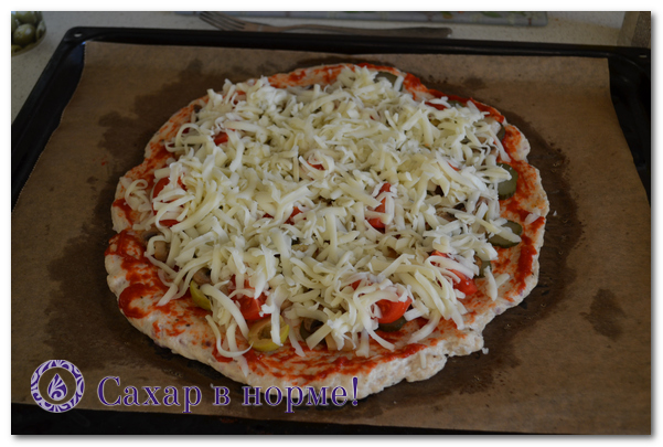 безуглеводную пиццу как приготовить